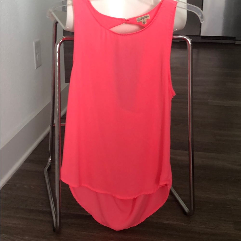 Hot pink sexy back top.